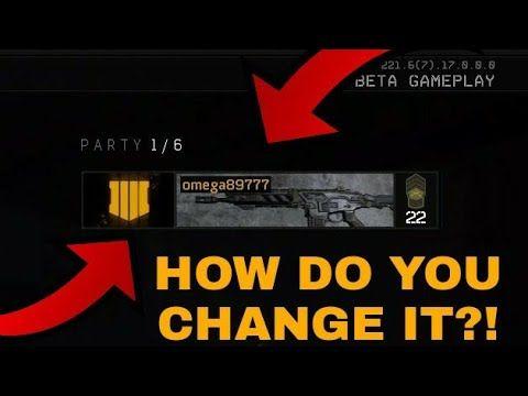 Bo4 Beta Logo - HOW TO CHANGE CALLING CARD AND EMBLEM IN CALL OF DUTY BLACK OPS 4 ...