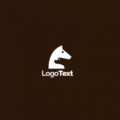 Horse and Dog Logo - Horse Dog Exclusive Logo Design Template | LogoEs