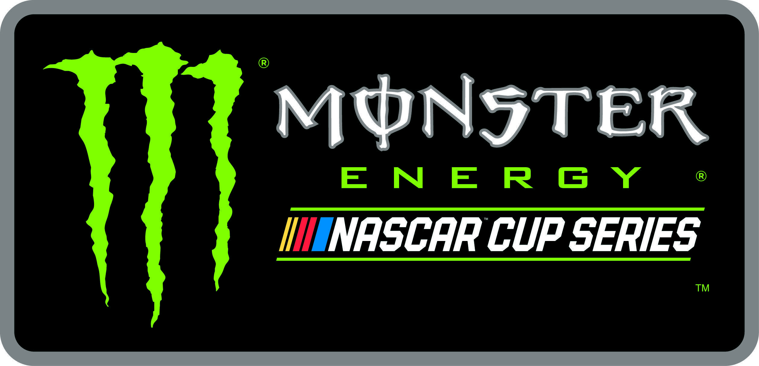 White Monster Energy Logo - New NASCAR Logo and Monster Energy NASCAR Cup Series Logo