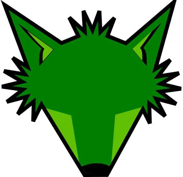 Green Fox Head Logo - Blank Green Fox Head Clip Art at Clker.com - vector clip art online ...