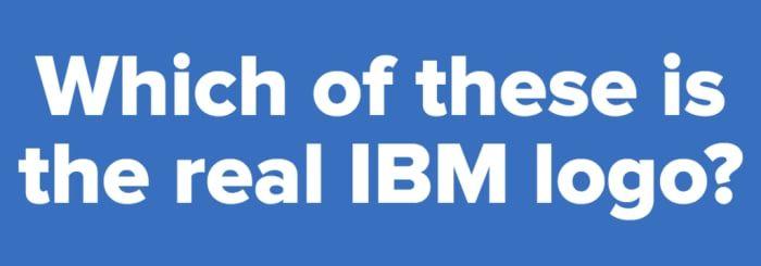Original IBM Logo - Can You Score 18/24 On This Ultimate Logo Quiz?