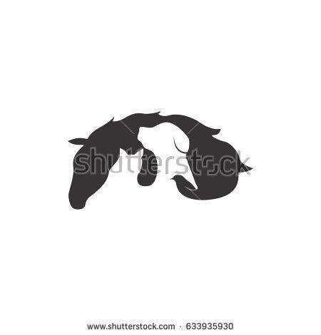 Horse and Dog Logo - Horse And Dog Silhouette | Great free clipart, silhouette, coloring ...