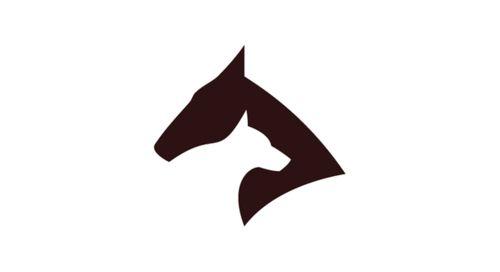 Horse and Dog Logo - 34 Best pitbull design images | Design logos, Logo branding, Brand ...