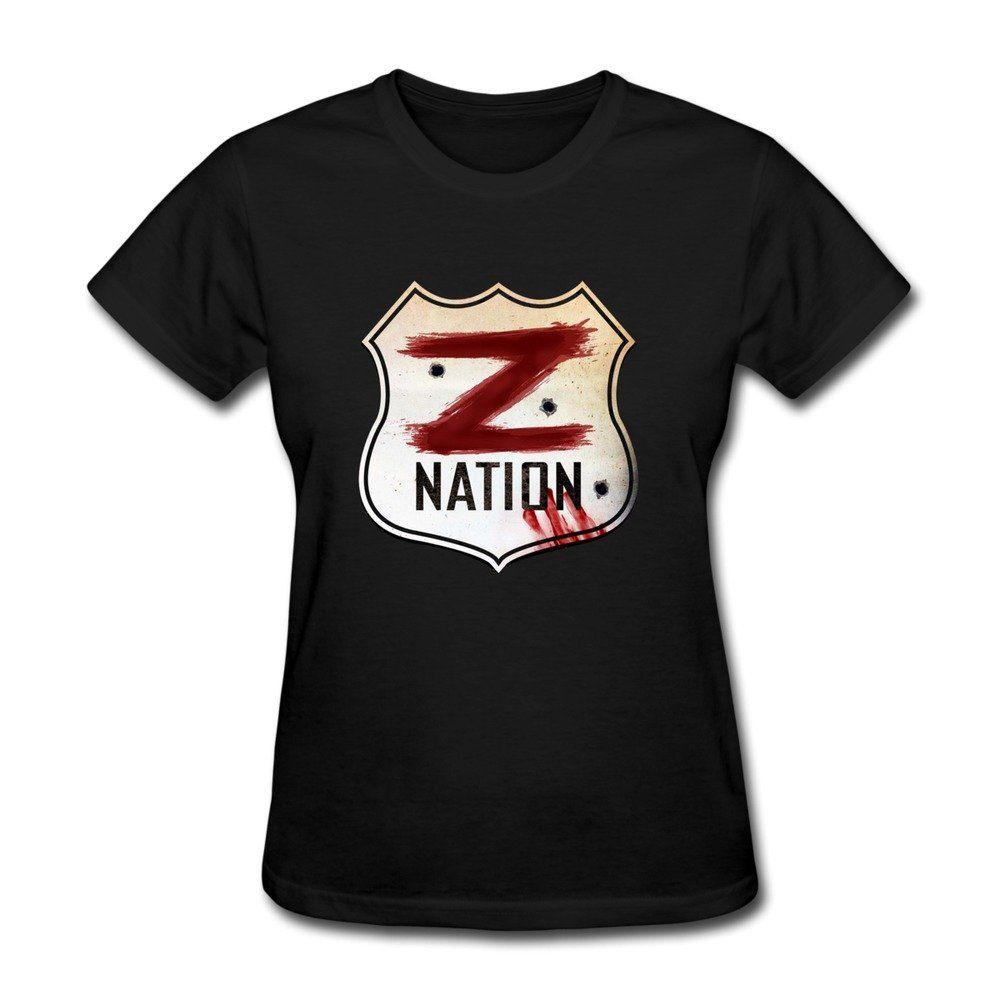 Z Nation Logo - Amazon.com: FEDNS Women's Z Nation Logo T Shirt (6733697497665): Books
