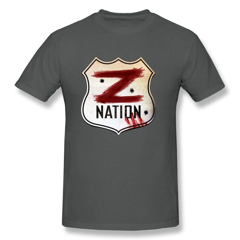 Z Nation Logo - Amazon.com: FEDNS Men's Z Nation Logo T Shirt: Clothing