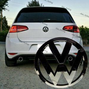 VW Grill Logo - Volkswagen Golf VW Mk7 VII Rear Black Badge Gloss Logo Emblem