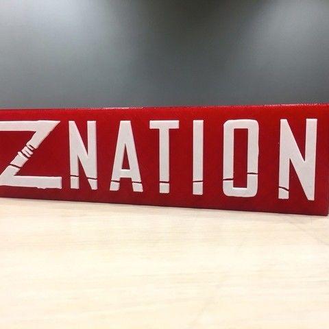 Z Nation Logo - Free 3D model Z Nation Title Logo ・ Cults