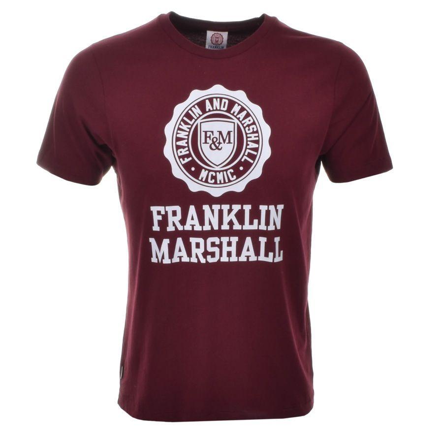 Red Marshall Logo - Franklin Marshall Logo T Shirt Red | Aut 2017 | Pinterest