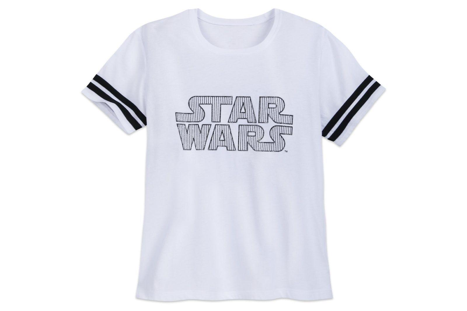 Glitter Disney Logo - New Women's Star Wars Glitter Logo T Shirt Kessel Runway