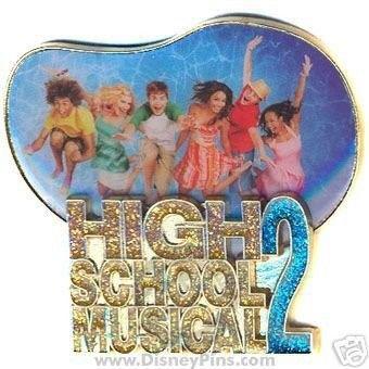 Glitter Disney Logo - Disney High School Musical 2 Glitter Logo DSF LE Pin