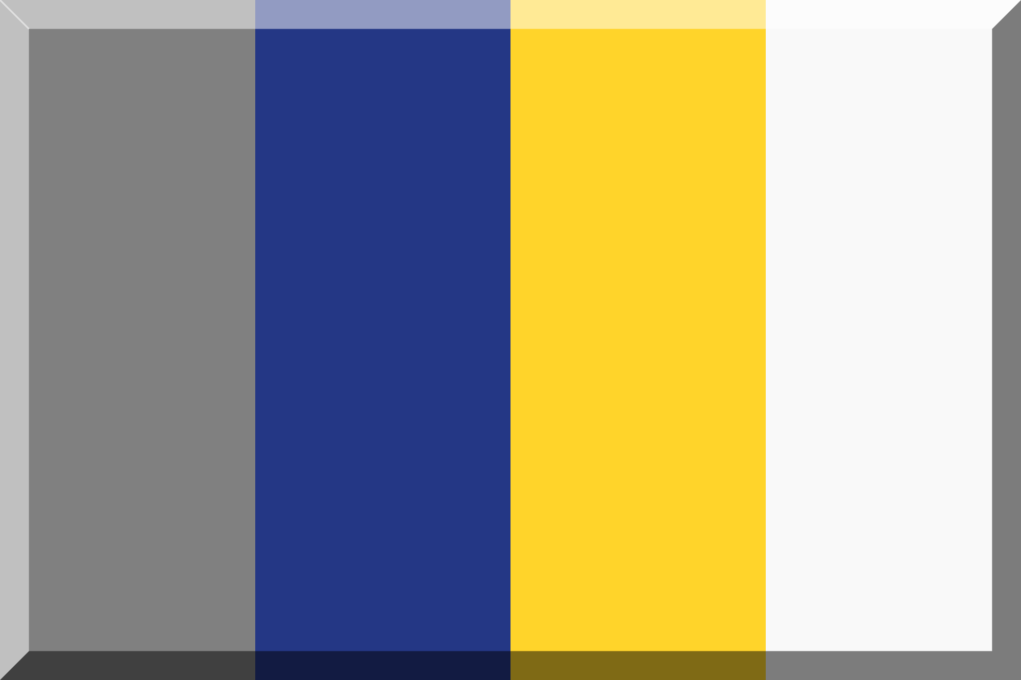 Blue White Yellow Flag Logo - Flag, blue, yellow and white.svg