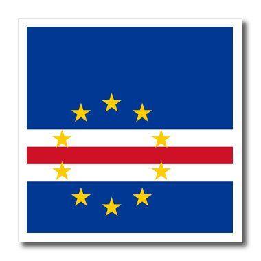 Blue White Yellow Flag Logo - Amazon.com: 3dRose ht_158277_3 Flag of Cape Verde Island Country ...