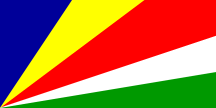 Blue Red Green Flag Logo - Seychelles