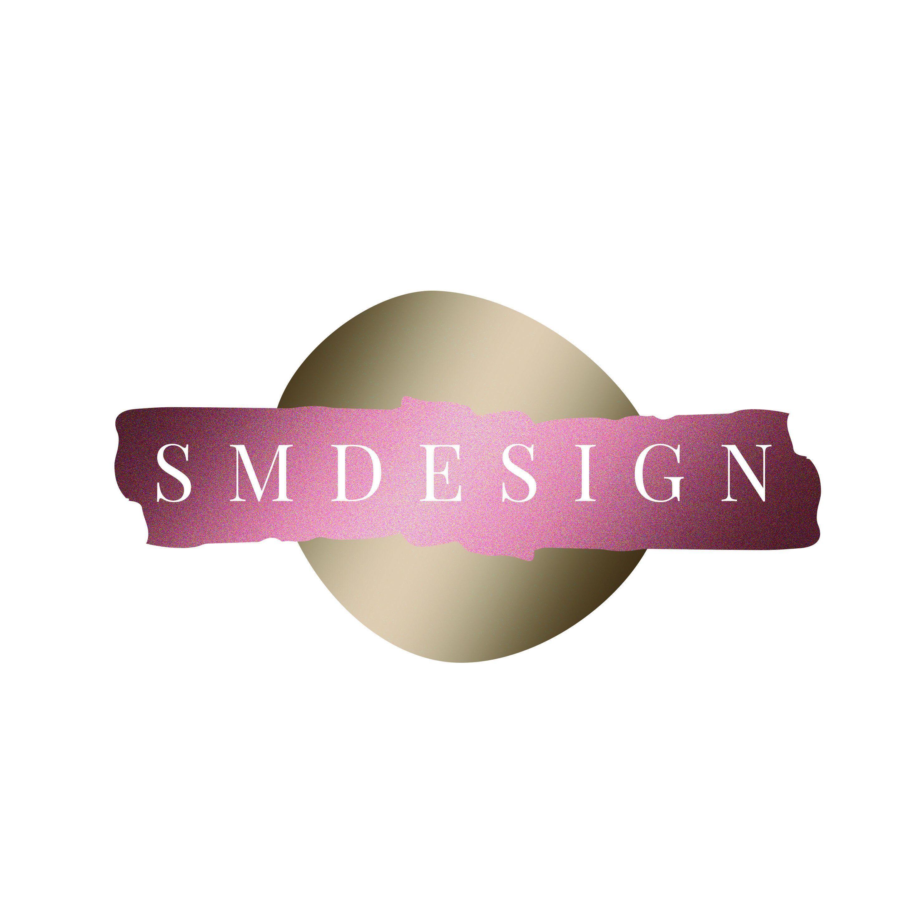 White Gold Sleek Logo - Logo design. rose gold. sleek Design. Custom Logo. Logo Design