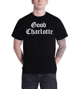 Good Charlotte Official Logo - Good Charlotte White Puff band Logo new Official Mens Black T Shirt ...