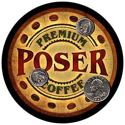 BHRG Logo - Amazon.com. Poser Family Name Coffee Rubber Drink Coasters pcs