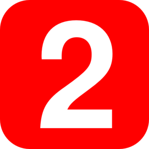 Red Number 2 Logo - Red Number 2 Clip Art clip art online