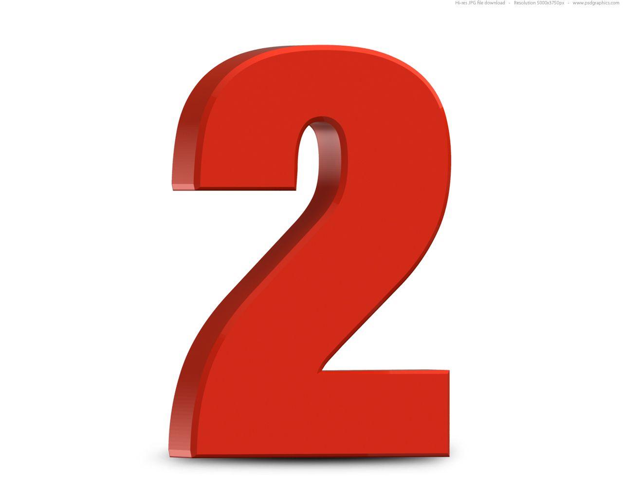 Red Number 2 Logo - red-number-2 ? Mission Manager - Clip Art Library