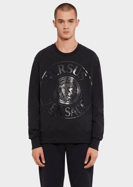 Men's Fashion Lion Logo - Versus Versace Sweatshirts's Clothing. Online Store EU