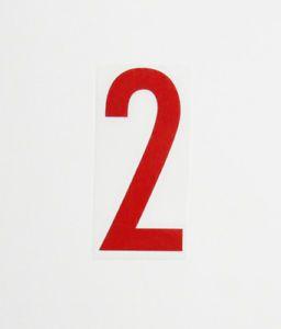 Red Number 2 Logo - 17 / HOME RED SHORT NUMBER = PLAYER SIZE