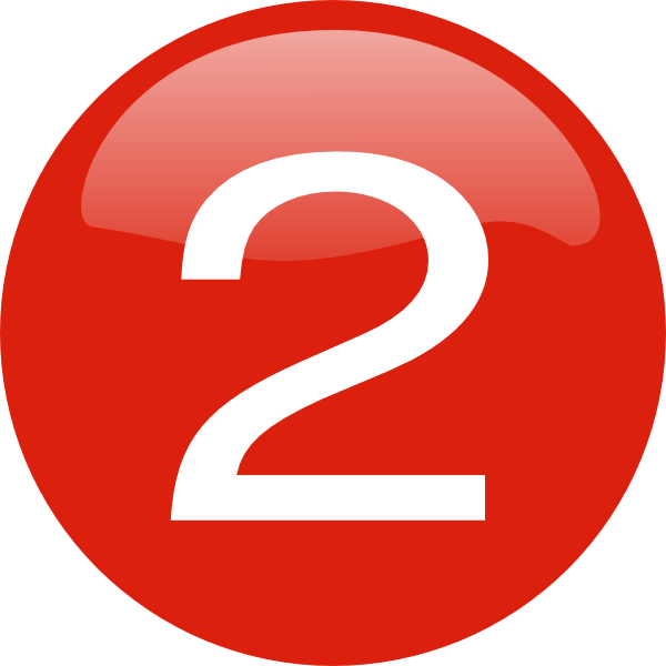 Red Number 2 Logo - Number 2 PNG images free download
