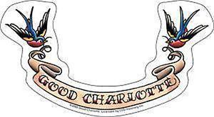 Good Charlotte Official Logo - GOOD CHARLOTTE Tattoo Swallows Logo Sticker NEW OFFICIAL ...