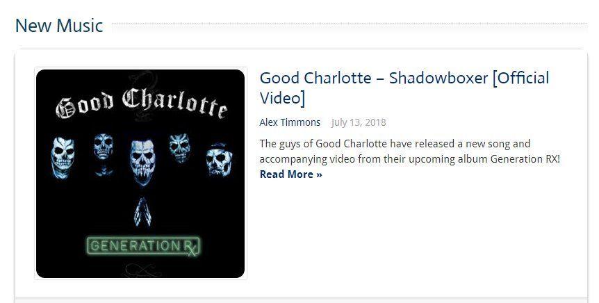 Good Charlotte Official Logo - Good Charlotte on Twitter: 
