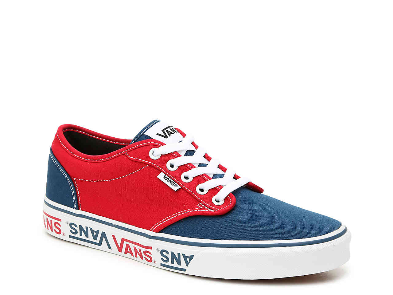 Vans Red Logo - Vans Atwood Logo Sneaker's Men's Shoes