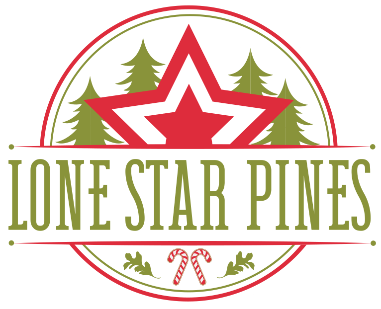 Stars in Circle Tree Logo - Lone Star Pines Tree Farm | Cut Your Own Tree | Terrell TX