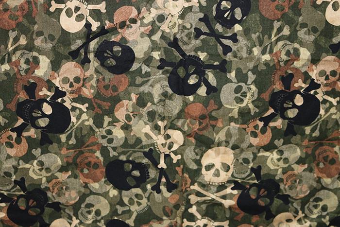 Camo Skull Logo - Camo Skull Cotton - Anthems Designs