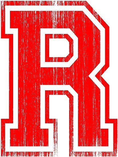 Big Red R Logo - Big Red Letter R Photographic Prints