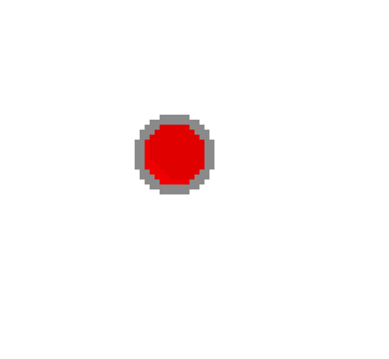 Big Red R Logo - Big red button | Pixel Art Maker