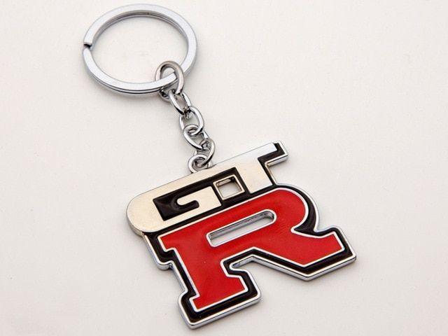 Big Red R Logo - Big Red R letter Real Carbon Metal Key Ring Keyring Chain GTR For ...