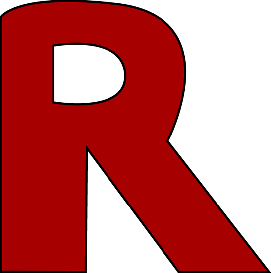 Big Red R Logo - Red Letter R Clip Art - Red Letter R Image