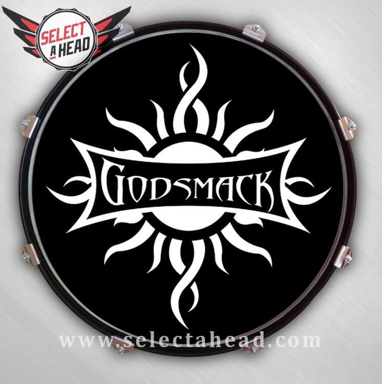 Godsmack Sun Logo - Godsmack White Sun – Select a Head