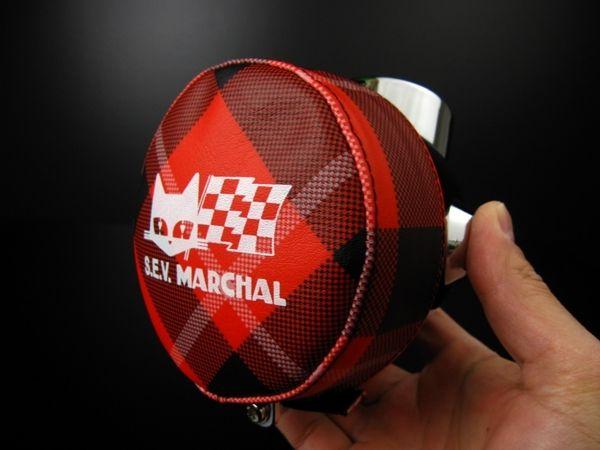 Red Marshall Logo - MINIMOTO : 4L MONKEY Headlight Cover Marshall Logo Red Tartan [2179]