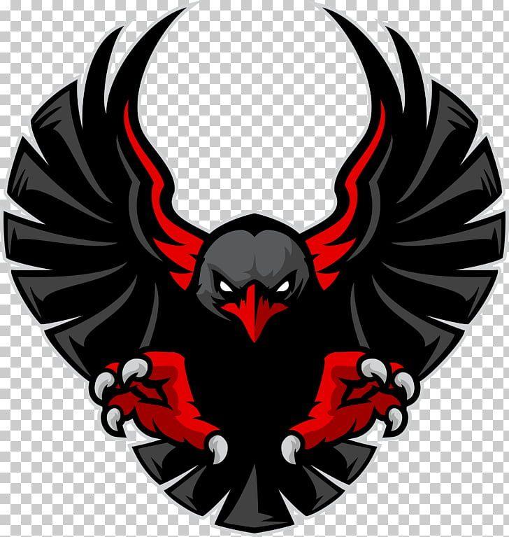 Black and Red Eagle Logo - Chicago Blackhawks Victorian Ice Hockey Association Hockey Field ...