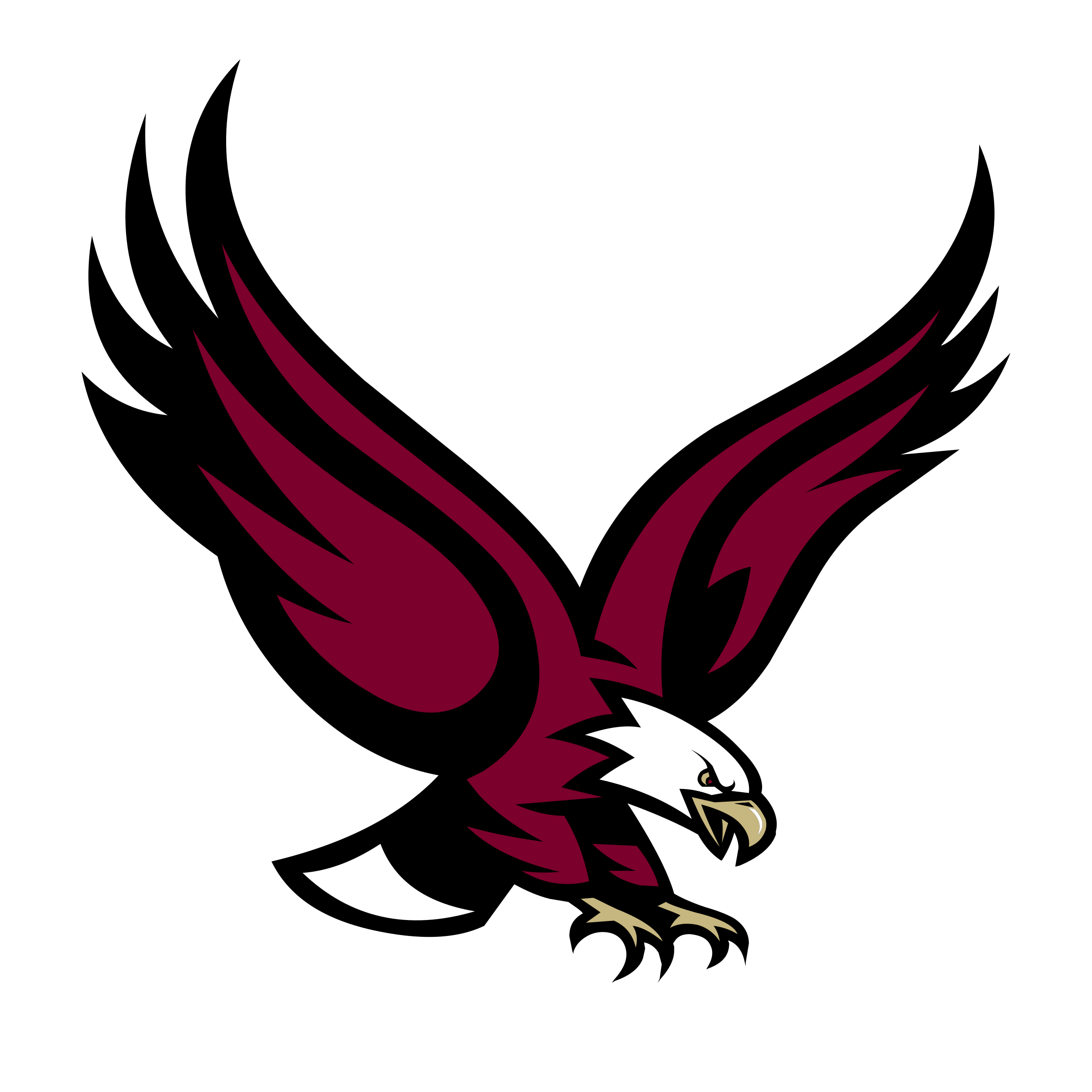 Black and Red Eagle Logo - Boston College Eagles 02 Logo PNG Transparent & SVG Vector