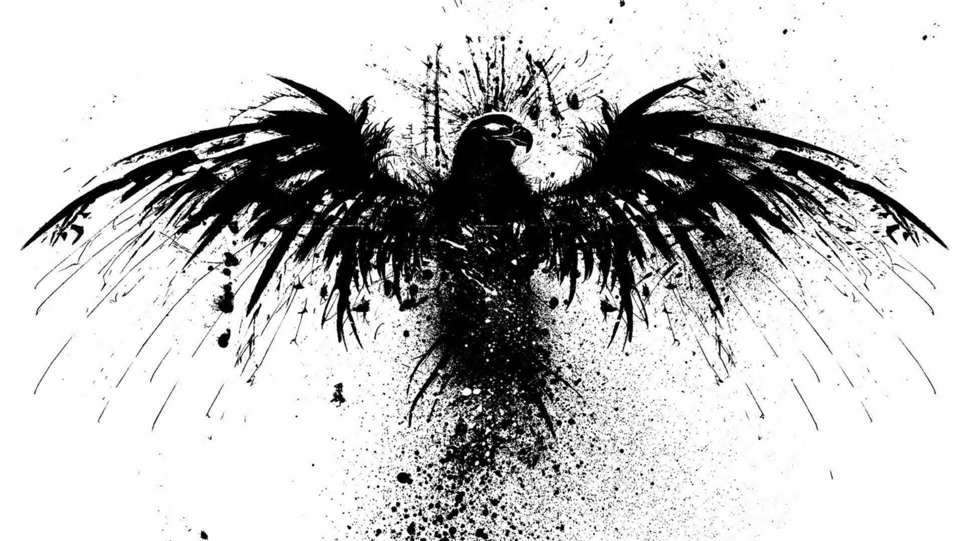 Black and Red Eagle Logo - Black eagle Wallpaper and Background Image