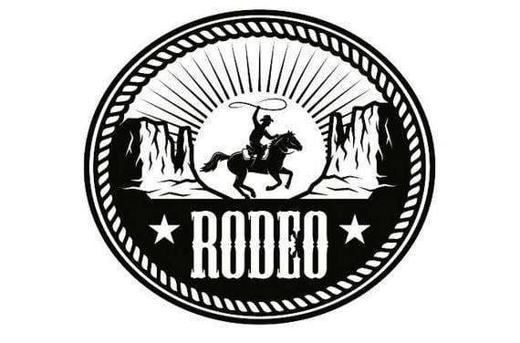 Western Cowboy Logo - Cowboy Logo 8 Wrangler Lasso Horse Country Western Rodeo | Etsy