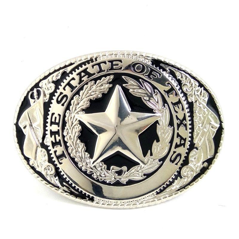 Western Cowboy Logo - Mens fashion belt Western cowboy belt With State of Texas flag logo