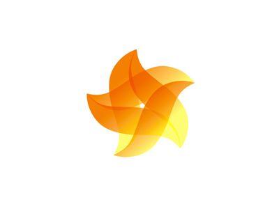 Orange Star Logo - A star, monogram / logo design symbol by Alex Tass, logo designer
