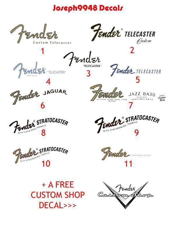 Fender Guitar Logo - logos fender | Guitar Accessories | Fender stratocaster, Guitar ...
