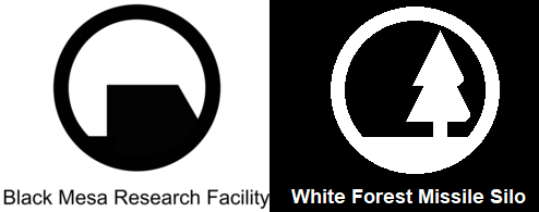 Black Mesa Logo - I tried to make a White Forest logo which looked similar to the ...