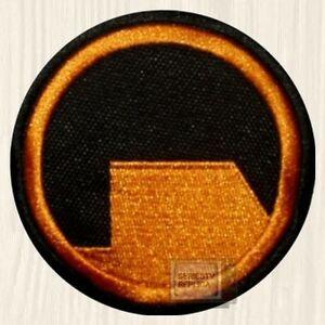 Black Mesa Logo - Replica Logo Black Mesa of Security Guard Embroidered Patch Half ...