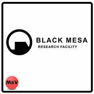 Black Mesa Logo - Black Mesa Research Facility Game logo, Half Life Stickers, Large