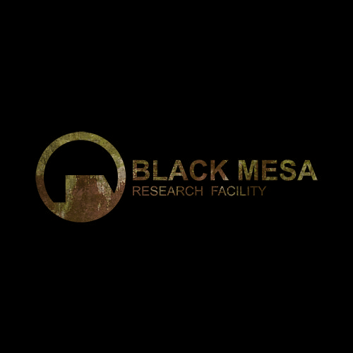 Black Mesa Logo - OC Portal 2 inspired Overgrown Black Mesa logo