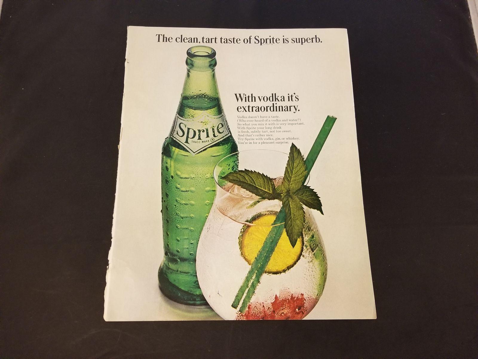 Old Sprite Logo - 1964 Sprite Soda Pop Print Ad Clear Green and 50 similar items
