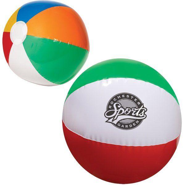 Multi Colored Sphere Logo - Multi Colored Beach Ball with Custom Logo