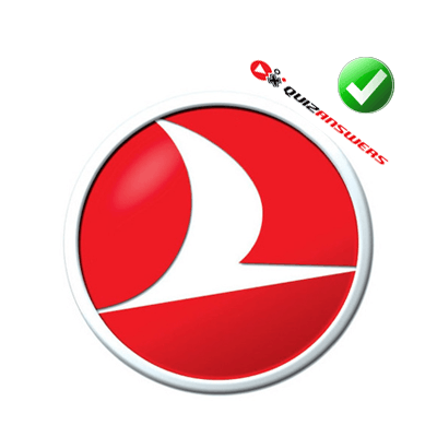 White with Red Swan in Circle Logo - Red rectangle Logos